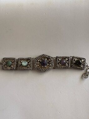 Artisan Made Unpolished Gemstone Bracelet